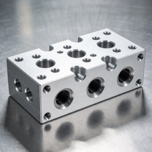 5-Axis Machined Manifold Block